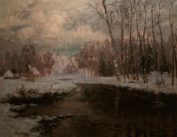 Maurice Galbraith Cullen First Snow oil painting image